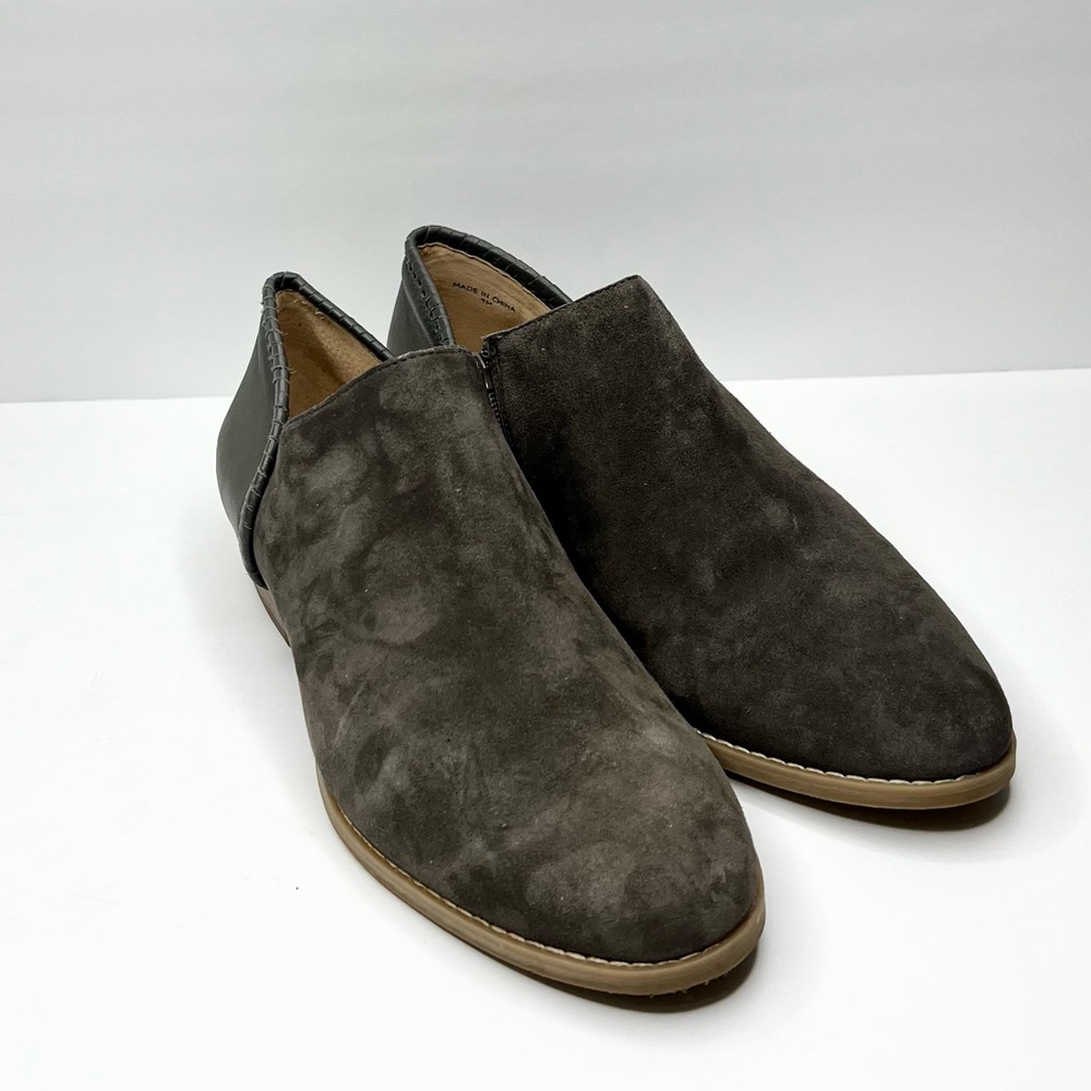 Jack Rogers Womens Avery Blocked Ankle Bootie Gray 9 - Picture 5 of 10